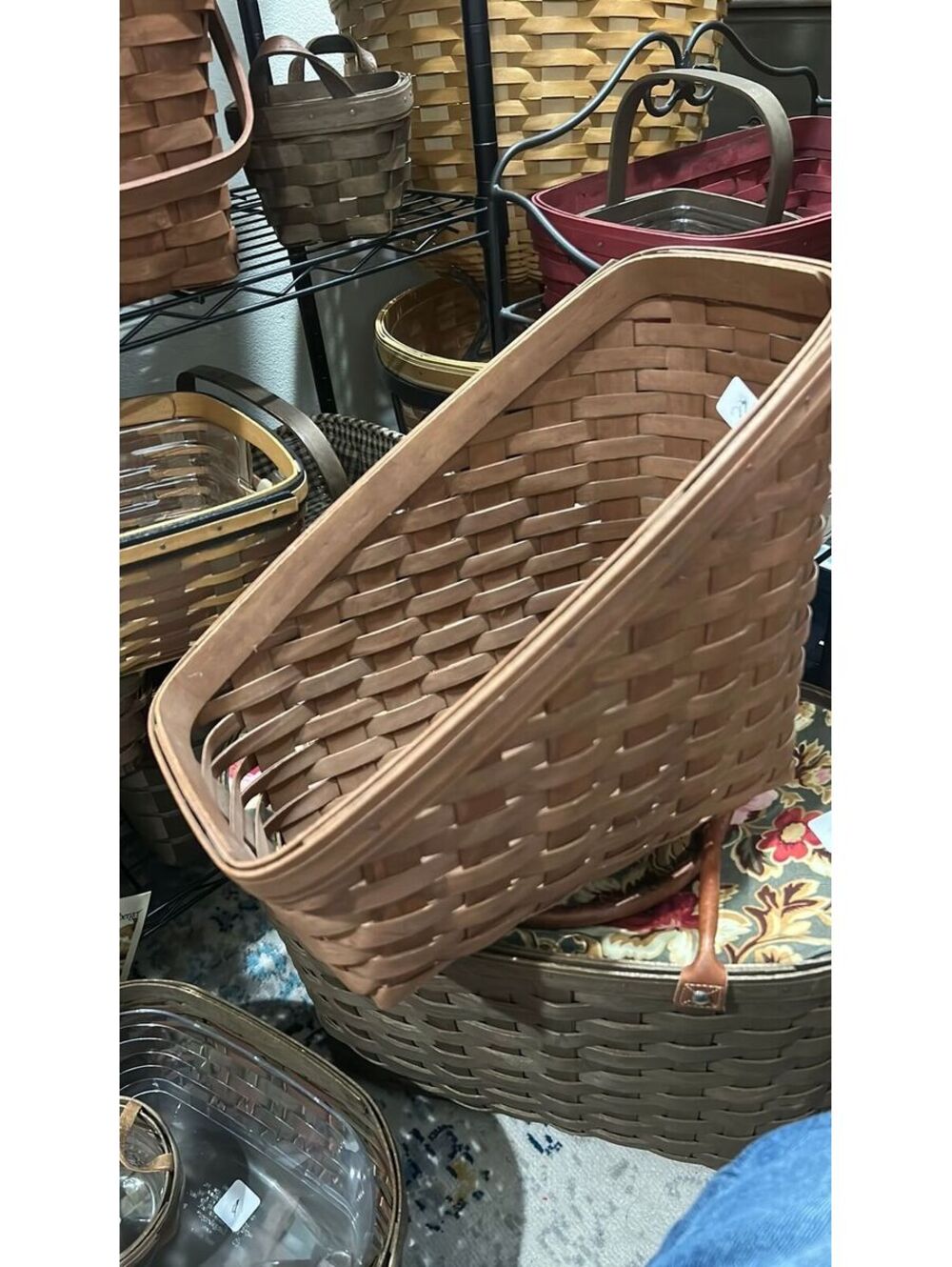 Longaberger Rich Brown catalog basket